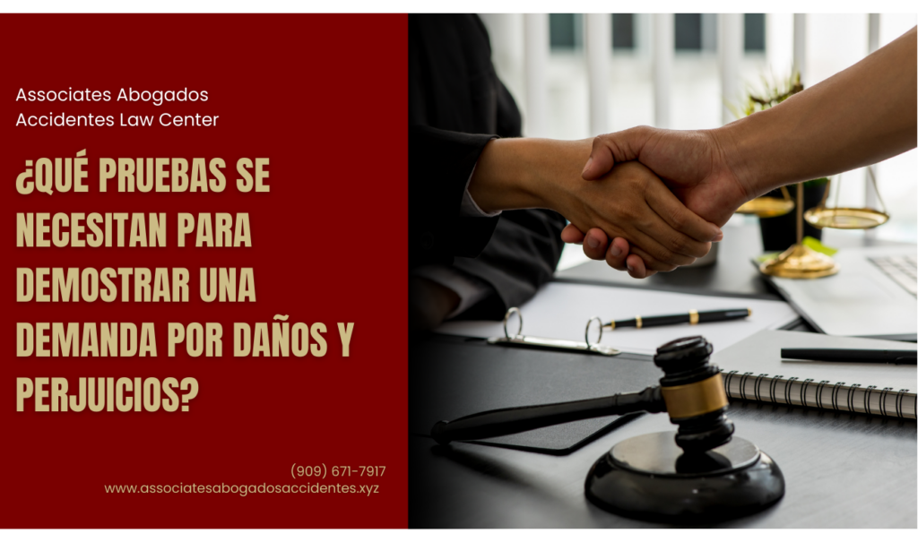 qué evidencia necesito para una demanda